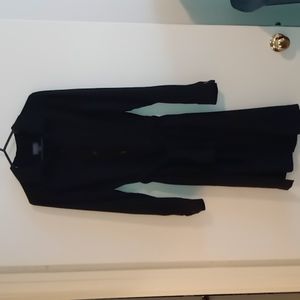 Black button down casual dress